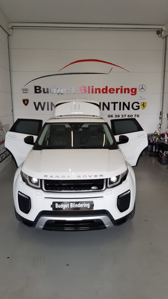 autoruiten blinderen evoque